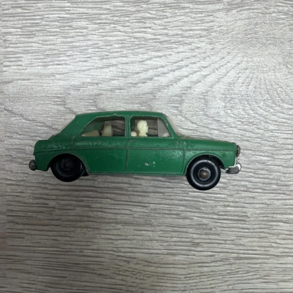 Lesney Matchbox #64 MG 1100 & #55 Or #73 Mercury Die Cast Vintage Cars Ft. Dogs